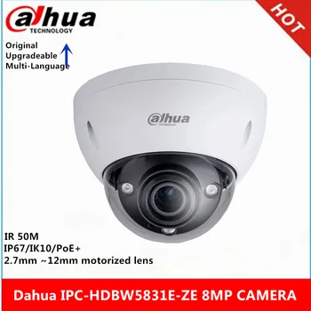 Dahua IPC-HDBW5831E-ZE 8MP 2,7 мм ~ 12 мм с моторизованным объективом IR50m и IPC-HDBW5831E-Z5E 7 мм ~ 35 мм с моторизованным объективом IR100m Starlight Камера