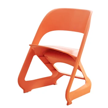 Минималистичный креативный стул со спинкой Hxl, домашний пластиковый обеденный стул, уличный табурет для ленивого отдыха