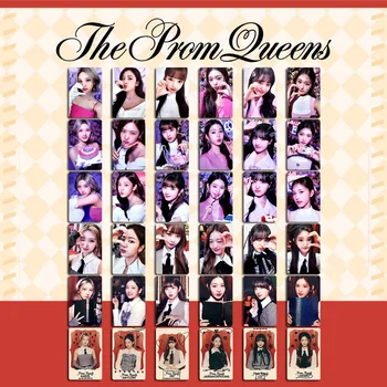 Фотокарточки KPOP IVE The Prom Queens с 1-го Концерта, Двусторонние Открытки LOMO, Коллекции Бумажных Открыток WonYoung YuJin LIZ Для любителей Дайвинга